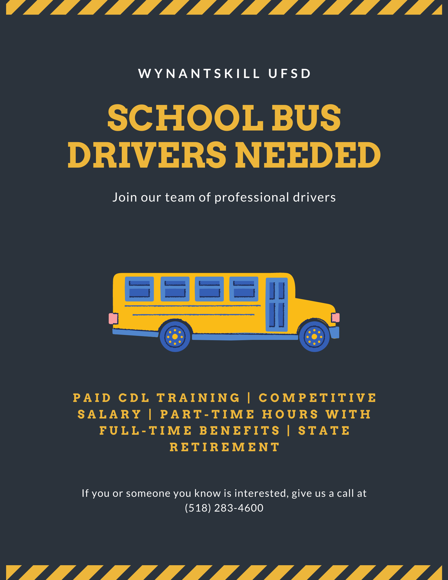 School Bus Drivers Needed