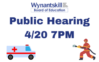 Public Hearing for Volunteer Firefighters and Ambulance Tax Exemption 4/20